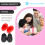4 Pares De Miniatura Para Bonecas Acessórios Para 10