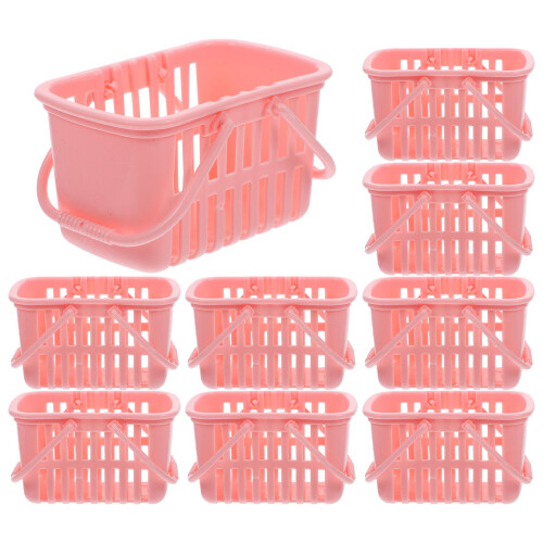 10Pcs Mini Inköpskorg För Barn, Leksaksinköpskorg, 2