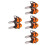 8St Detaljerad Orange Mini Motorsåg Prop För Barn 11