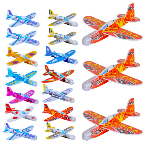 30Pcs Flygplan Leksaker Kastglidflyg Modell 1
