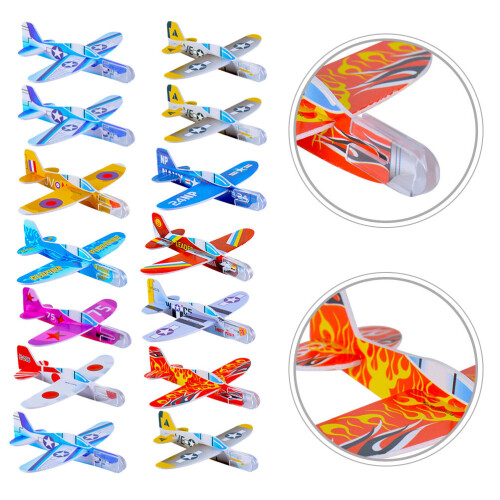 30Pcs Flygplan Leksaker Kastglidflyg Modell 2