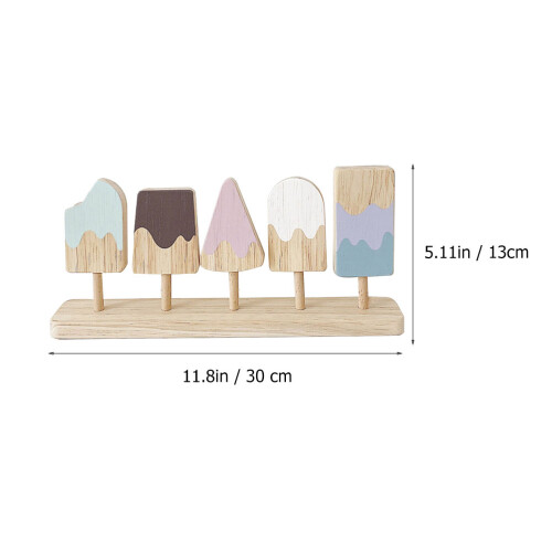 1 Set Glassmodeller Barn Diy Trälekisar 1