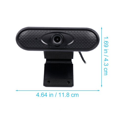 USB-Webbkamera Svart För Videokonferens, ABS-Material 1
