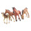 4Pcs Simulation Horse Inomhus 9