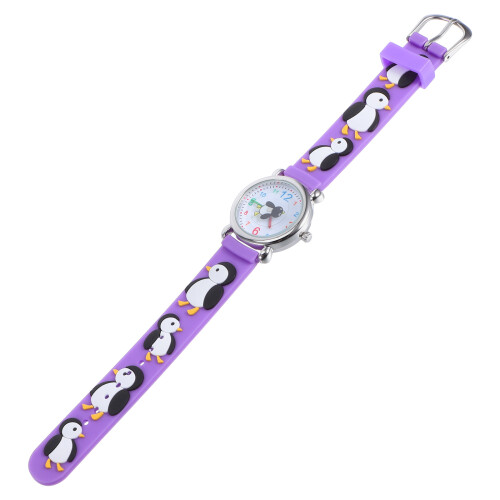 Cute Cartoon Barnklocka Komfortabelt Armband