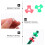 Kit Com 1060 De De Natal Plástico Para Colar E Pulseira 7