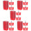 60St Barns Mini Shopping Basket Plast Handtag 8