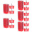 60St Barns Mini Shopping Basket Plast Handtag 10