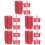 60St Barns Mini Shopping Basket Plast Handtag 6