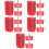 60St Barns Mini Shopping Basket Plast Handtag 7
