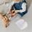 2 Styck Doll Bröllops Huvudprydnader Mini Slöja För Brudklänning 5