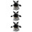 3St Plush Zebra Handdocka Leksak För Barn 10