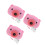 3Satser Barnleksak Bubbelmaskin Sats Rosa ABS Material Present 4