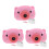 3Satser Barnleksak Bubbelmaskin Sats Rosa ABS Material Present 6
