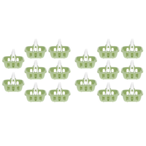 16St Mini Plastkorg Handtag För Barn Lek Och Påskägg 1