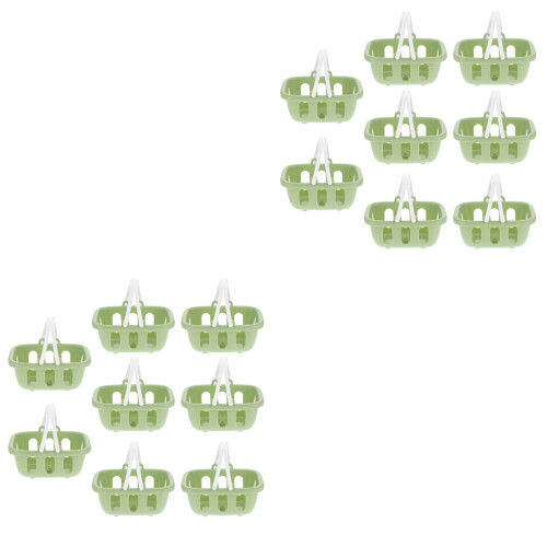 16St Mini Plastkorg Handtag För Barn Lek Och Påskägg 2