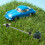 2Pcs Doll House Miniature Lawn Mower Model Decorative Tiny Mower 9