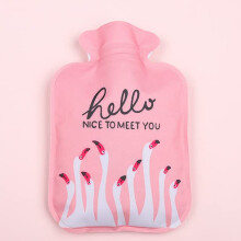 Portable Hot Water Bags, Mini Size, Cute Warm Belly Hand Warmer, ExplosionProof Filled Hot Water Bottle