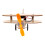 2 Set Träflygplan Leksak Utbildningsmässig Montering Modell 4