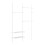 SoBuy Walk-in Closet 195x42x295cm 1
