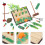 5 Set Miniatyr Gräsklippare Och För Vegetabiljefält 11
