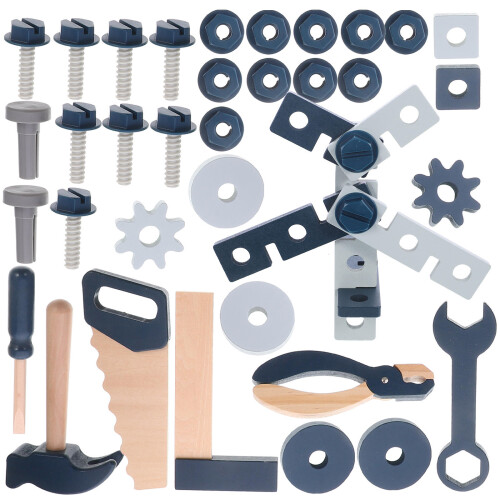 2 Ensembles Outils Miniatures En Bois Pour Enfants 2