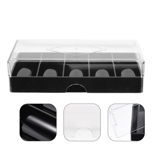 Acrylic Chip Case Poker Chip Box Holder Carrying Case 2