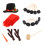3 Sets 16Pcs Snowman Decorating Kit With Scarf And Hat 1