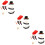 3 Sets 16Pcs Snowman Decorating Kit With Scarf And Hat 10