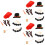 3 Sets 16Pcs Snowman Decorating Kit With Scarf And Hat 7