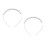 Rhinestone Braut Haarspange Silber 6