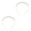 Rhinestone Braut Haarspange Silber 9