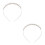 Rhinestone Braut Haarspange Silber 7