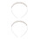 Rhinestone Braut Haarspange Silber 8
