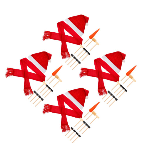 4 Ensembles Accessoires Décoration Noël Bricolage 2
