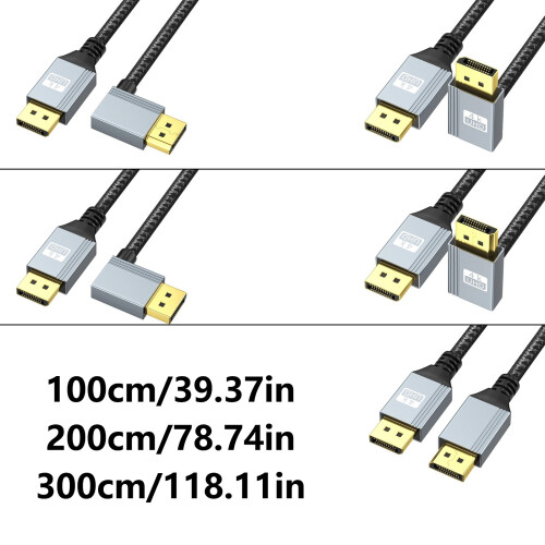 Male Cable DP1.4 Wide Compatibilities-3m Straight style 2