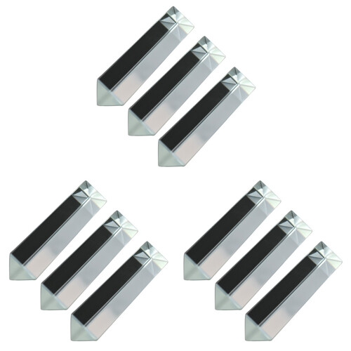 9Pz Prismi Cristallo Triangolari in Per E Casa 1