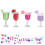 4 Piezas Accesorios Para Casa De Muñecas Botella De Decorativo 2