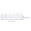 1Pc Transparent Storage Box For Game Chips Organizer 10