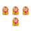 4Pcs Miniature Monkey King Resin Figurine For Desktop Decoration 9