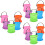 15 Pcs Household Brush Holders Reusable Cleaning Buckets Accessory 6