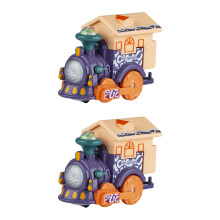2 Pièces Train Électrique Éducatif À Tactile Pour Enfant Violet