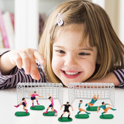 De Miniatura Para Pastel De Fútbol Plástico 2