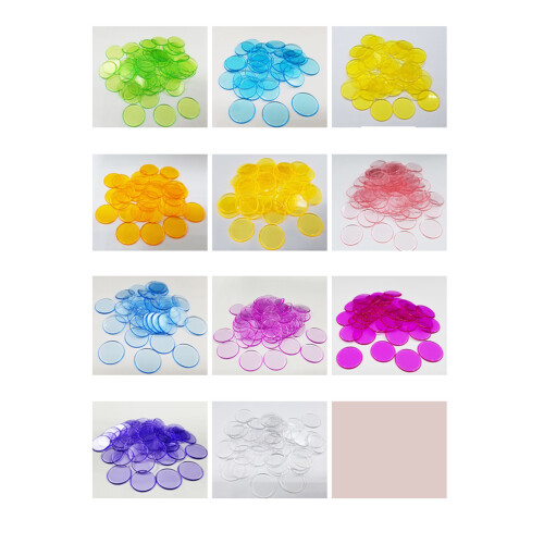 100 Pièces Accessoires Transparent Pour Jeu De En Plastique 1