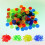 100 Pièces Accessoires Transparent Pour Jeu De En Plastique 8