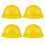 4 Pièces Casques De Construction En Plastique Pour Enfants ( ) 9