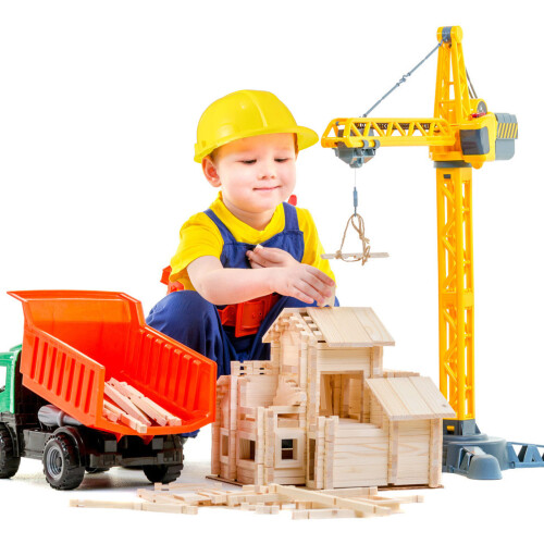 4 Pièces Casques De Construction En Plastique Pour Enfants ( ) 2