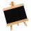 2Pièces Tableau Noir En Bois Mini Supporté Pour Dessin Et Messages 10