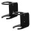 2Set Porta Baseball Nero Acrilico Resistente Per Casa 8