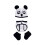 2 Pezzi All'Uncinetto Panda Per Foto 1